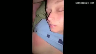 Busty milf wife gets sleeping facial