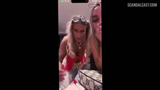 Blonde Girl Live Nipslips.